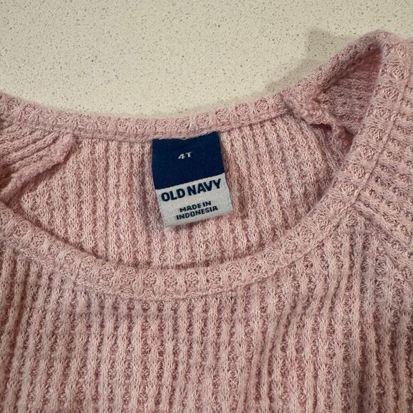 Old Navy Toddler Girl 4T Soft Pink Long Sleeve Dress - Picture 3 of 4